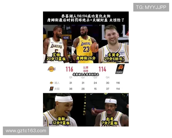 詹姆斯4罚命中加封盖制胜助湖人胜